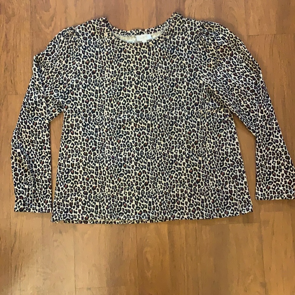 LOFT cheetah print sweater